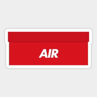 Air Sneaker Box Sticker